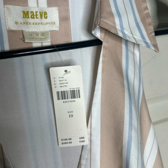 Maeve Asymmetric Shirt Dress - Picture 6 of 6